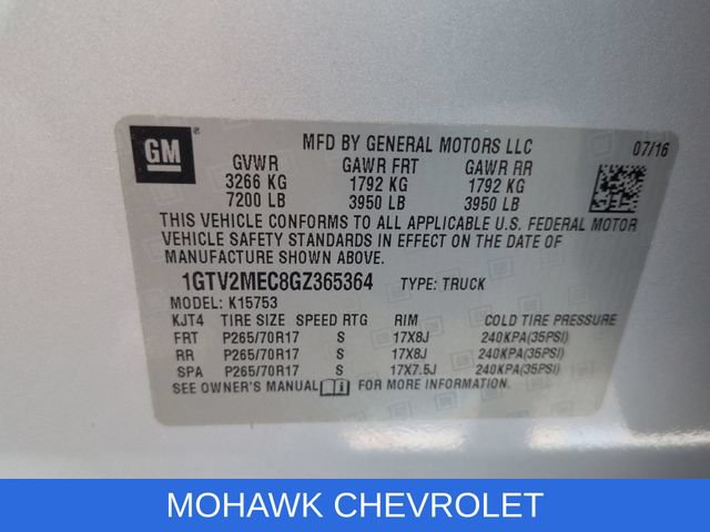 Used 2016 GMC Sierra 1500 SLE w/ SLE Value Package AWD/4WD image 34