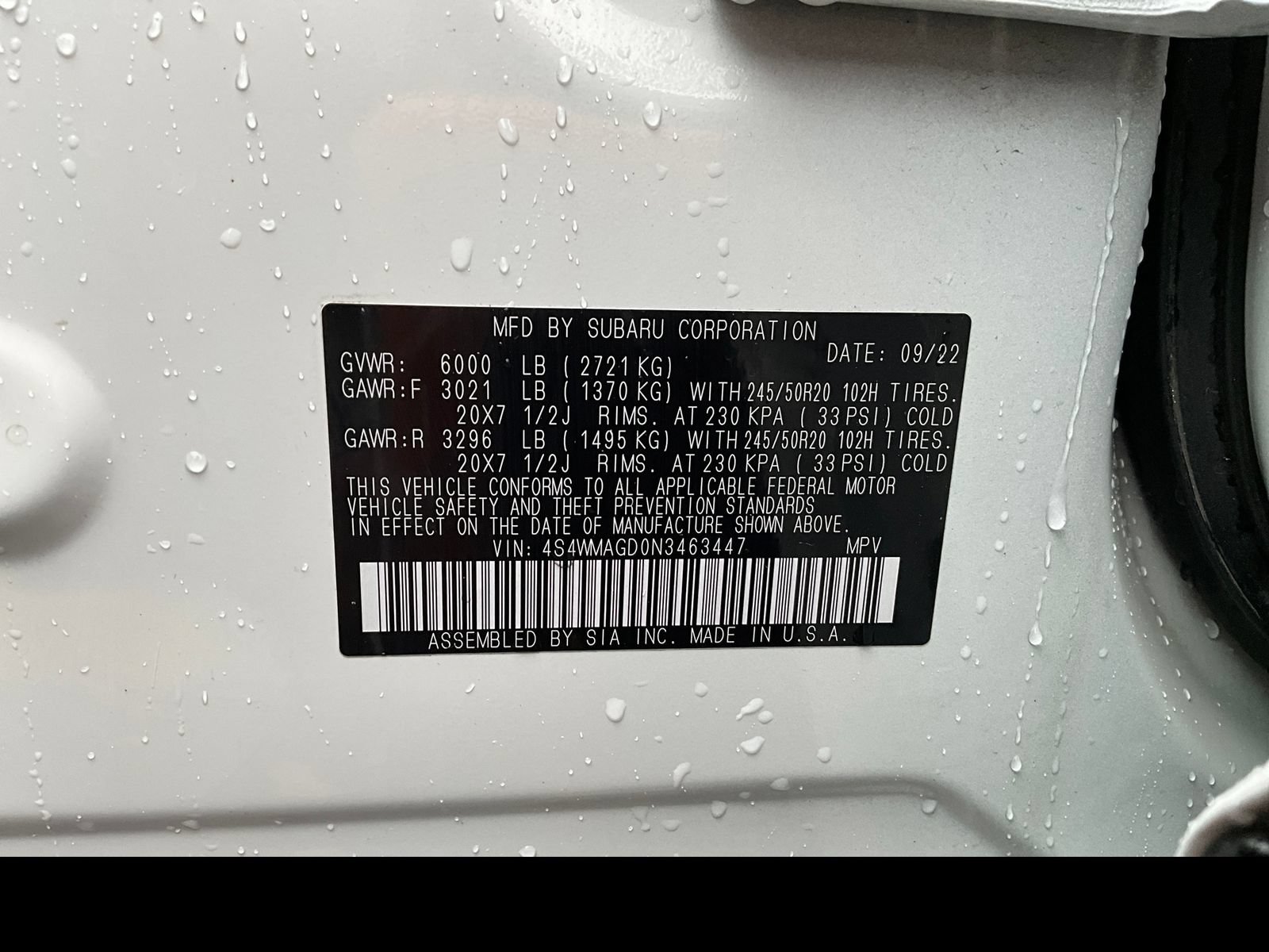Certified 2022 Subaru Ascent Onyx Edition AWD/4WD image 18