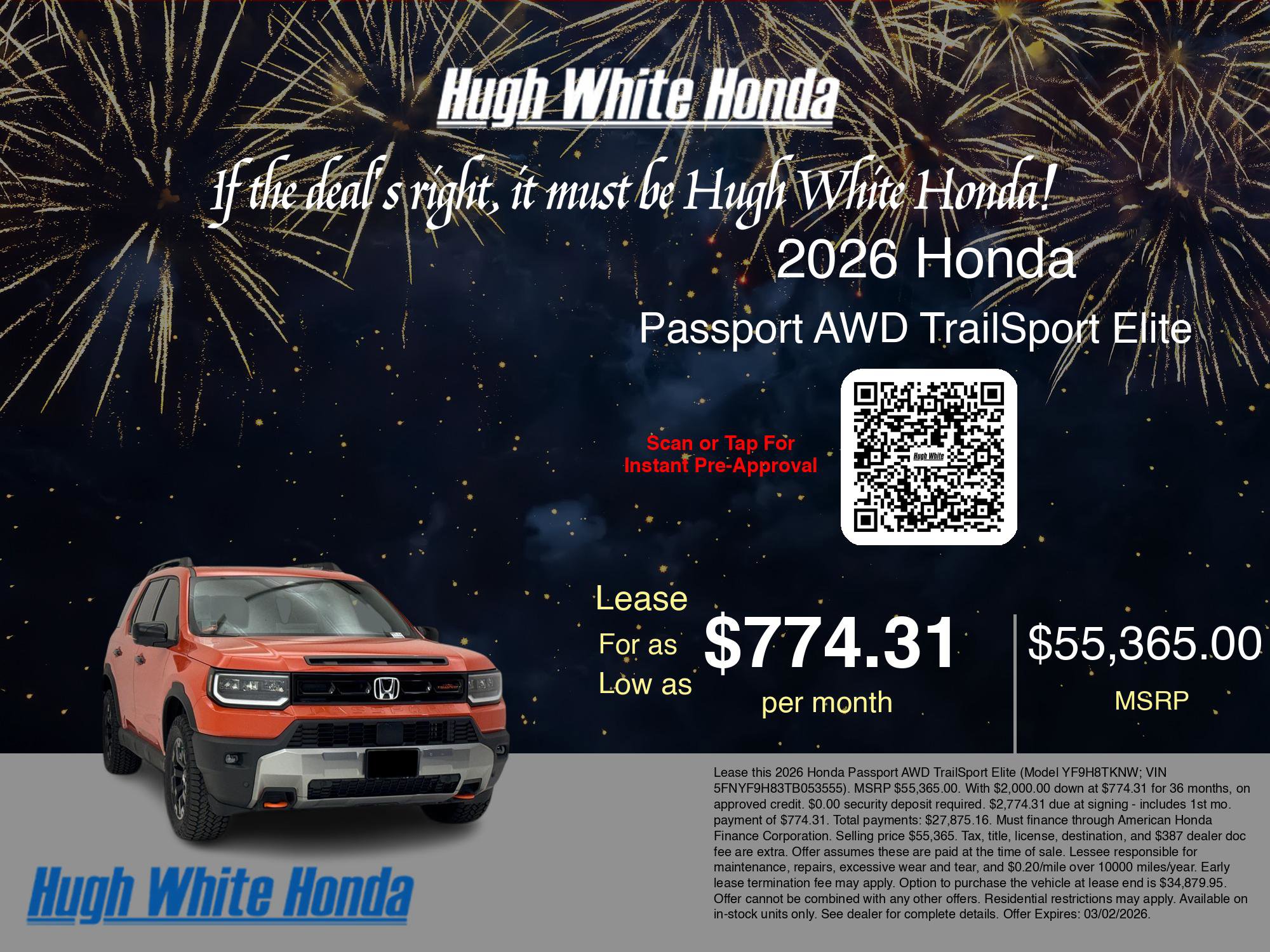 New 2026 Honda Passport TrailSport Elite image 3