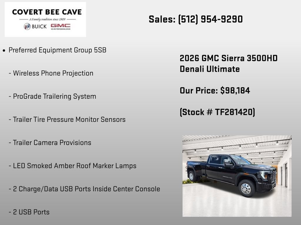 New 2026 GMC Sierra 3500 Denali Ultimate AWD/4WD image 25