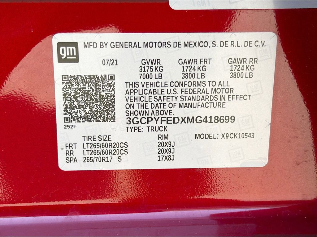 Used 2021 Chevrolet Silverado 1500 LT Trail Boss w/ Bed Protection Package image 43