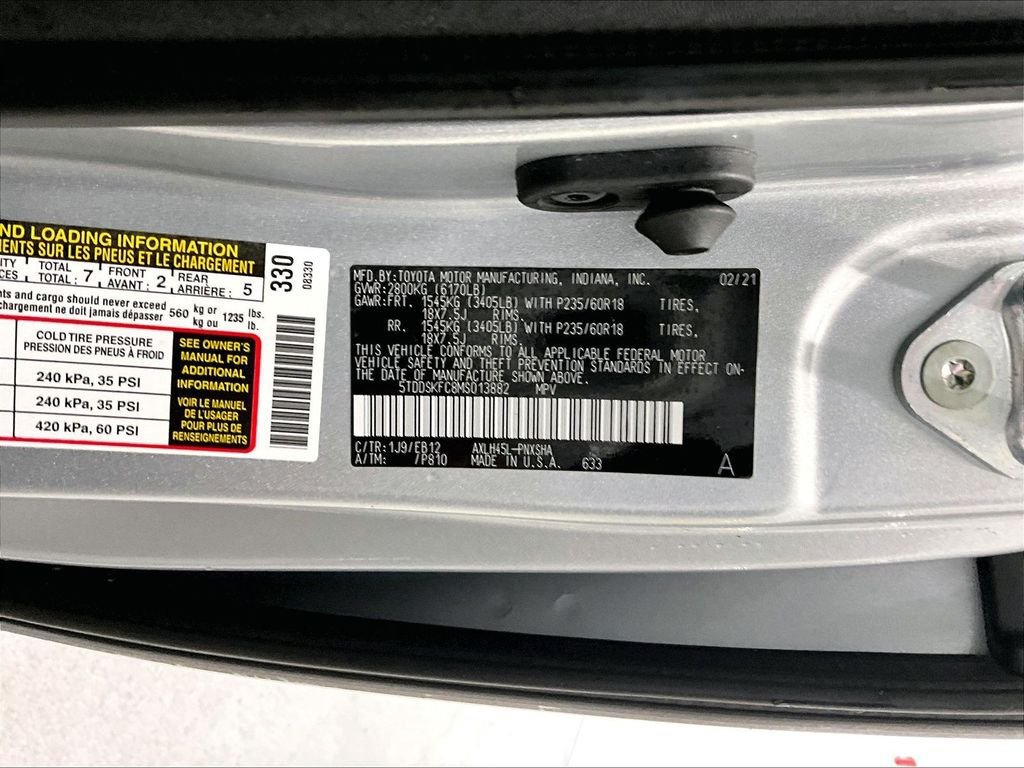 Used 2021 Toyota Sienna XSE w/ XSE Plus Package AWD/4WD image 34