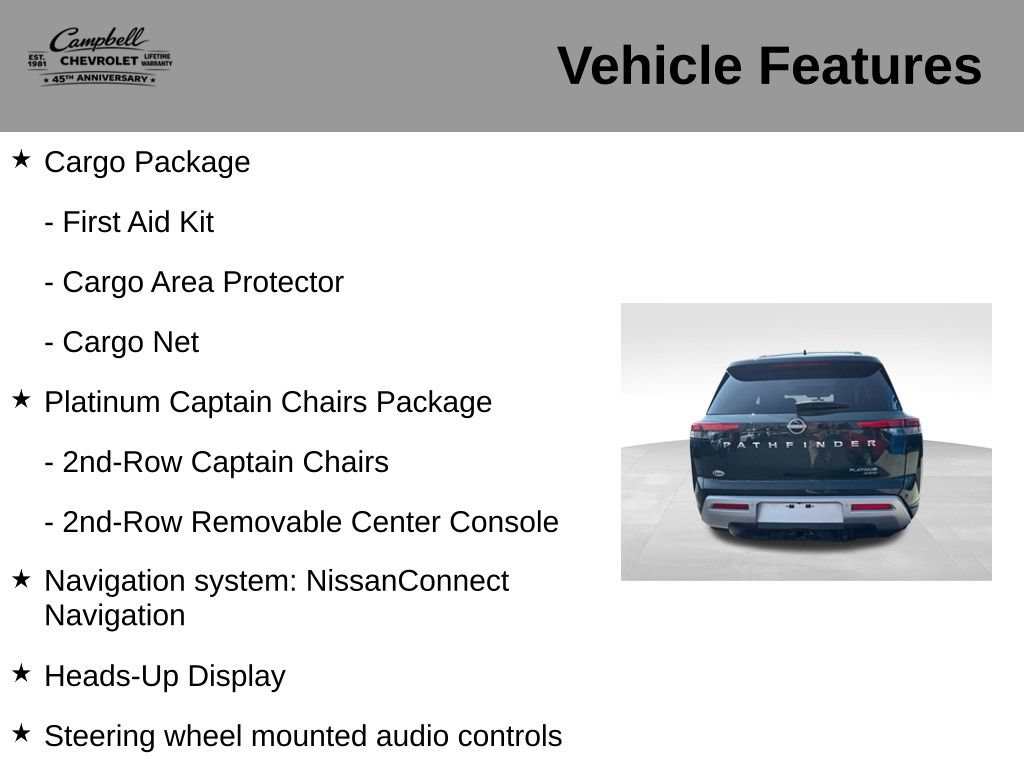 Used 2023 Nissan Pathfinder Platinum AWD/4WD image 5