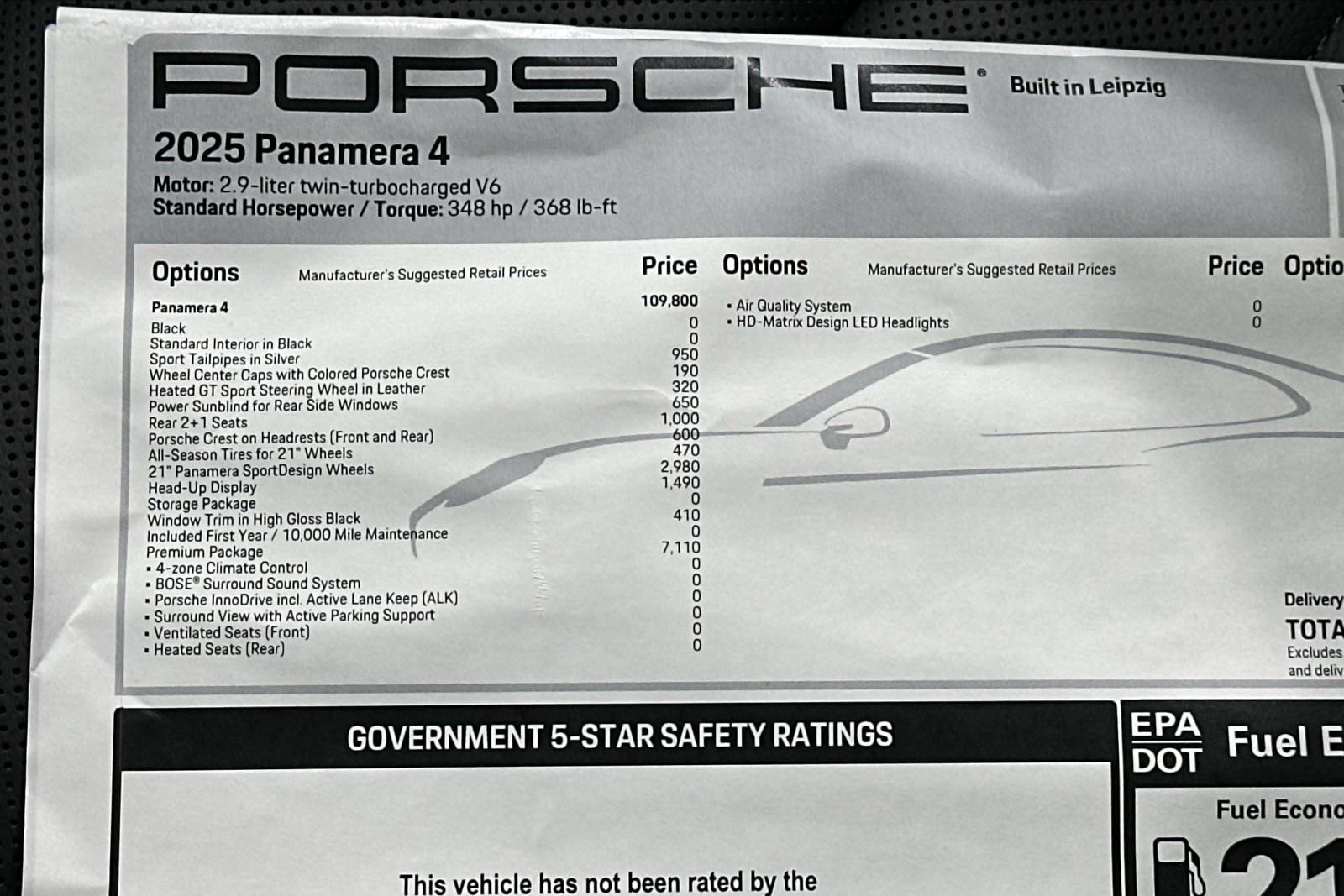 Certified 2025 Porsche Panamera 4 AWD/4WD image 46