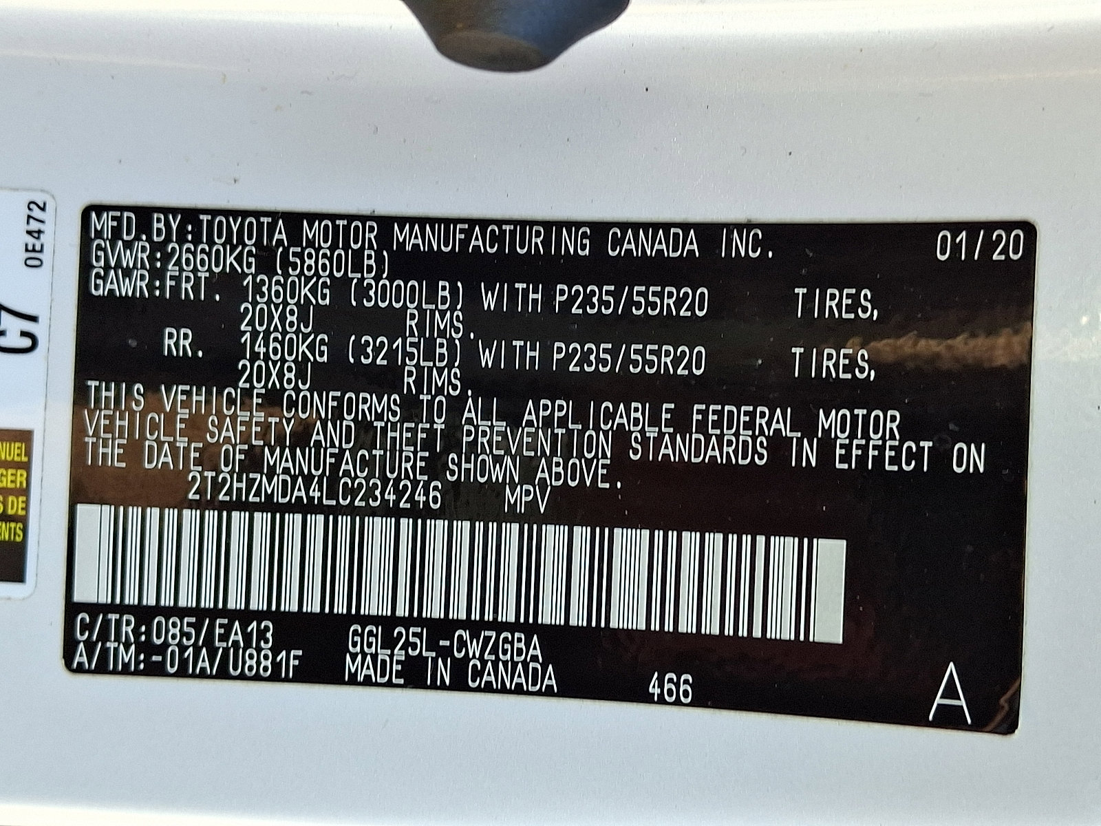 Certified 2020 Lexus RX 350 AWD w/ Premium Package image 28