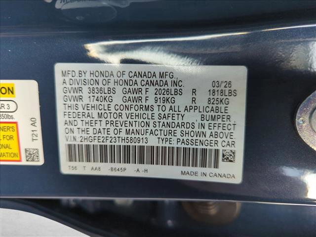 New 2026 Honda Civic LX image 17