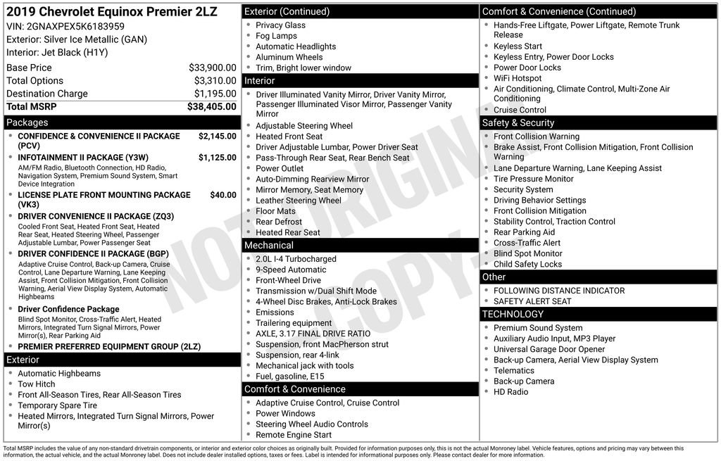 Used 2019 Chevrolet Equinox Premier image 5