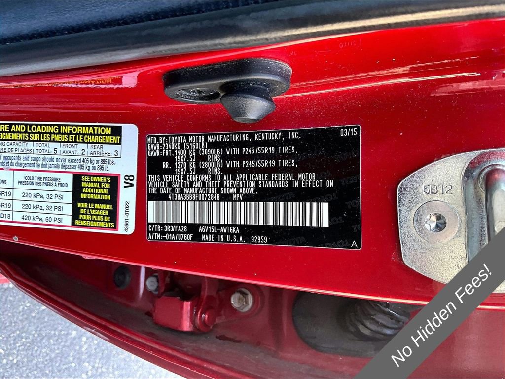Used 2015 Toyota Venza LE AWD/4WD image 30