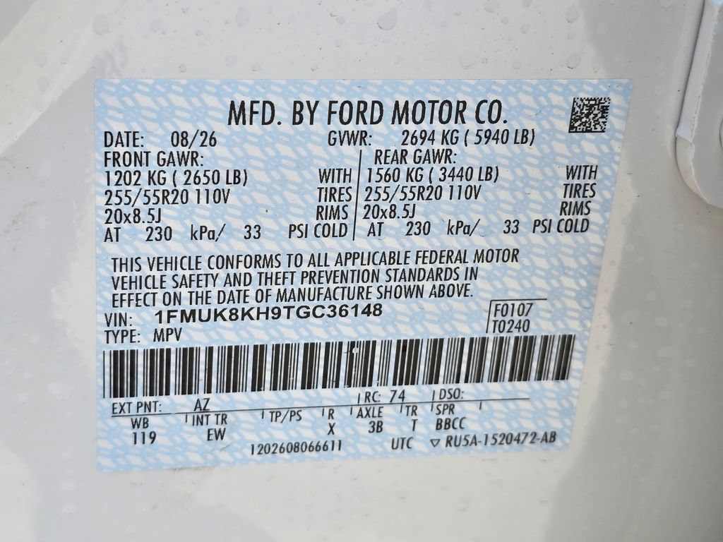 New 2026 Ford Explorer ST-Line AWD/4WD image 30