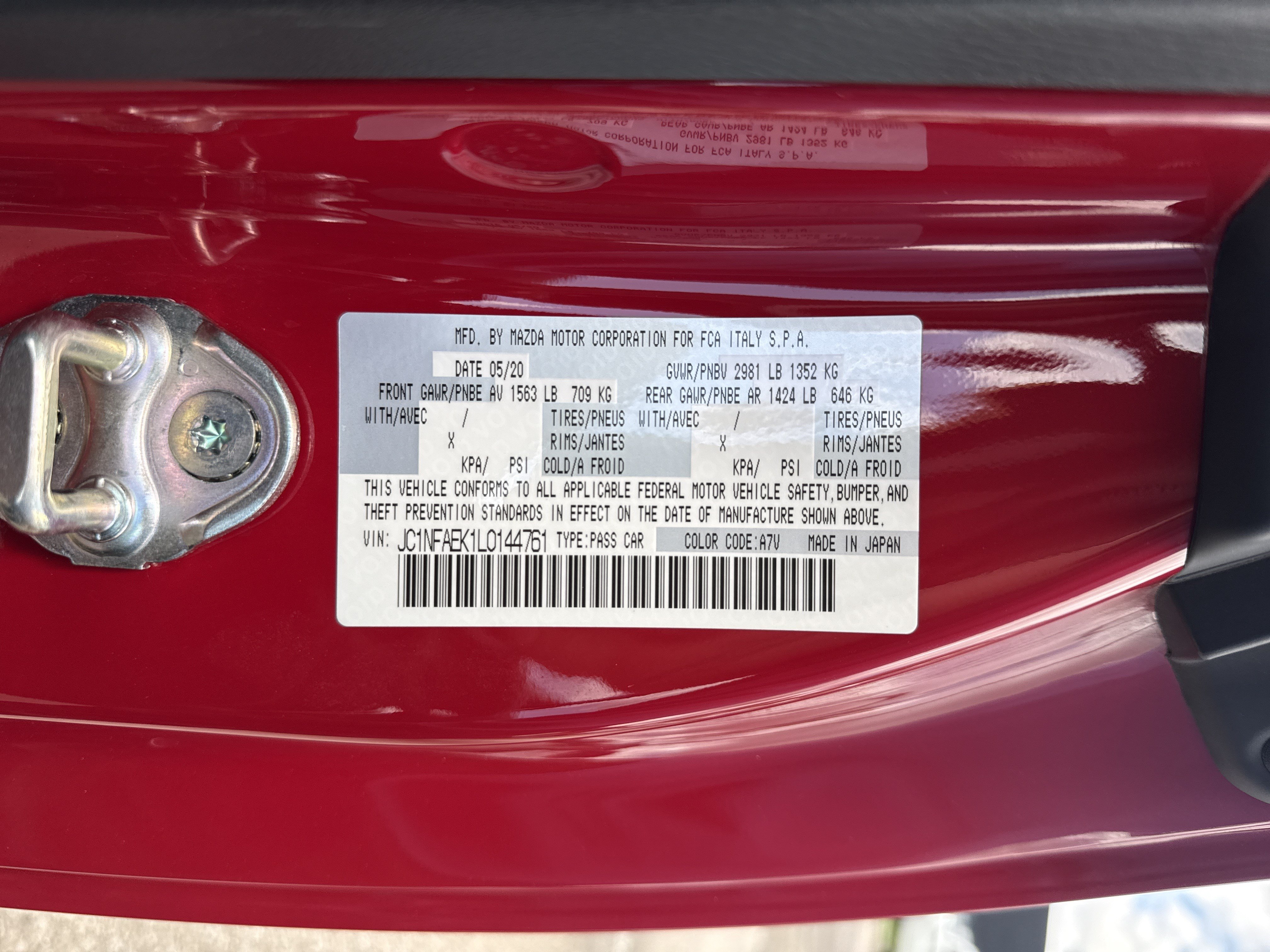 Used 2020 FIAT 124 Spider Abarth RWD image 28