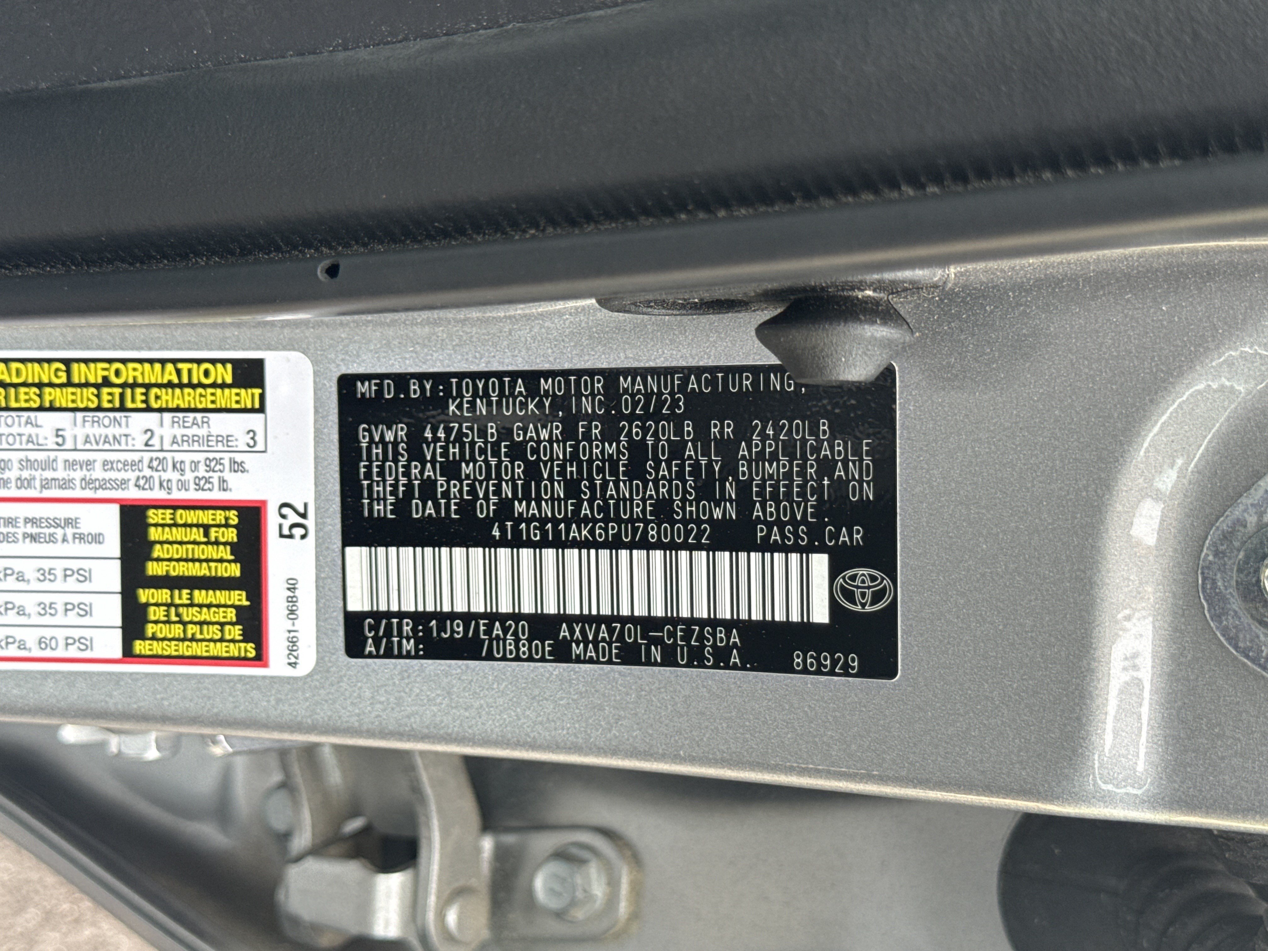 Used 2023 Toyota Camry SE FWD image 34