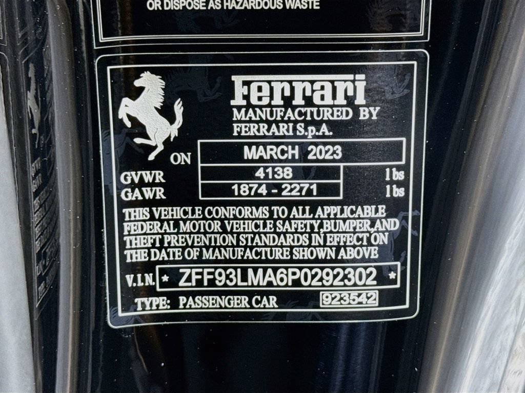 Certified 2023 Ferrari F8 Tributo RWD image 27