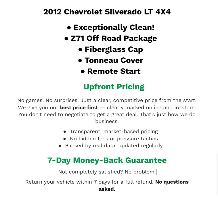 Used 2012 Chevrolet Silverado 1500 LT w/ All-Star Edition AWD/4WD image 2