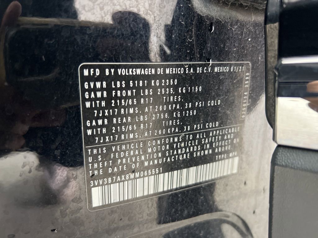 Used 2021 Volkswagen Tiguan SE FWD image 29