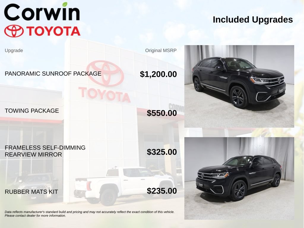 Used 2020 Volkswagen Atlas Cross Sport SE w/ Panoramic Sunroof Package AWD/4WD image 4