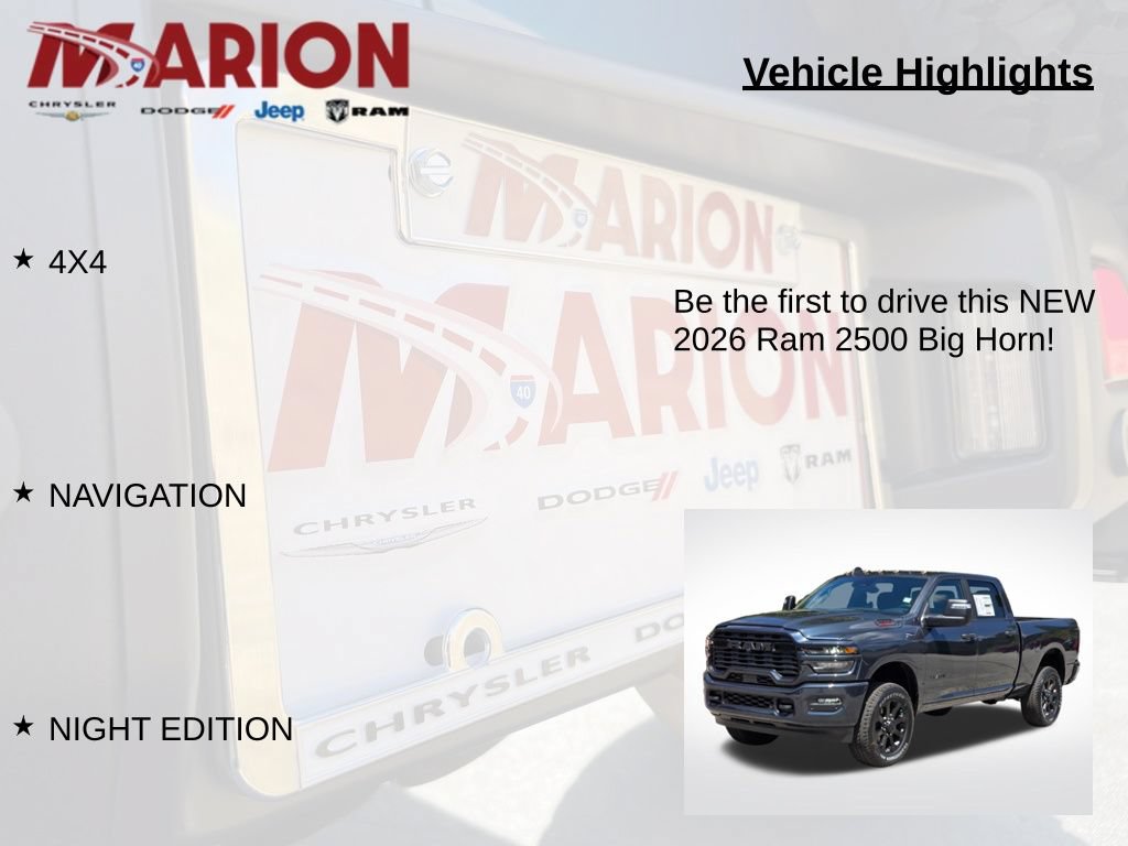 New 2026 RAM 2500 Big Horn AWD/4WD image 5