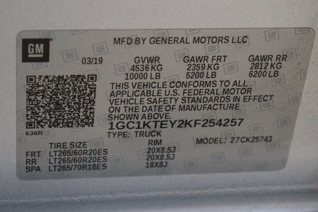 Used 2019 Chevrolet Silverado 2500 LTZ w/ Duramax Plus Package image 55