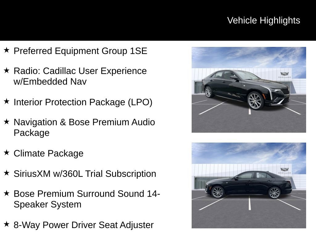 New 2025 Cadillac CT4 Sport image 10