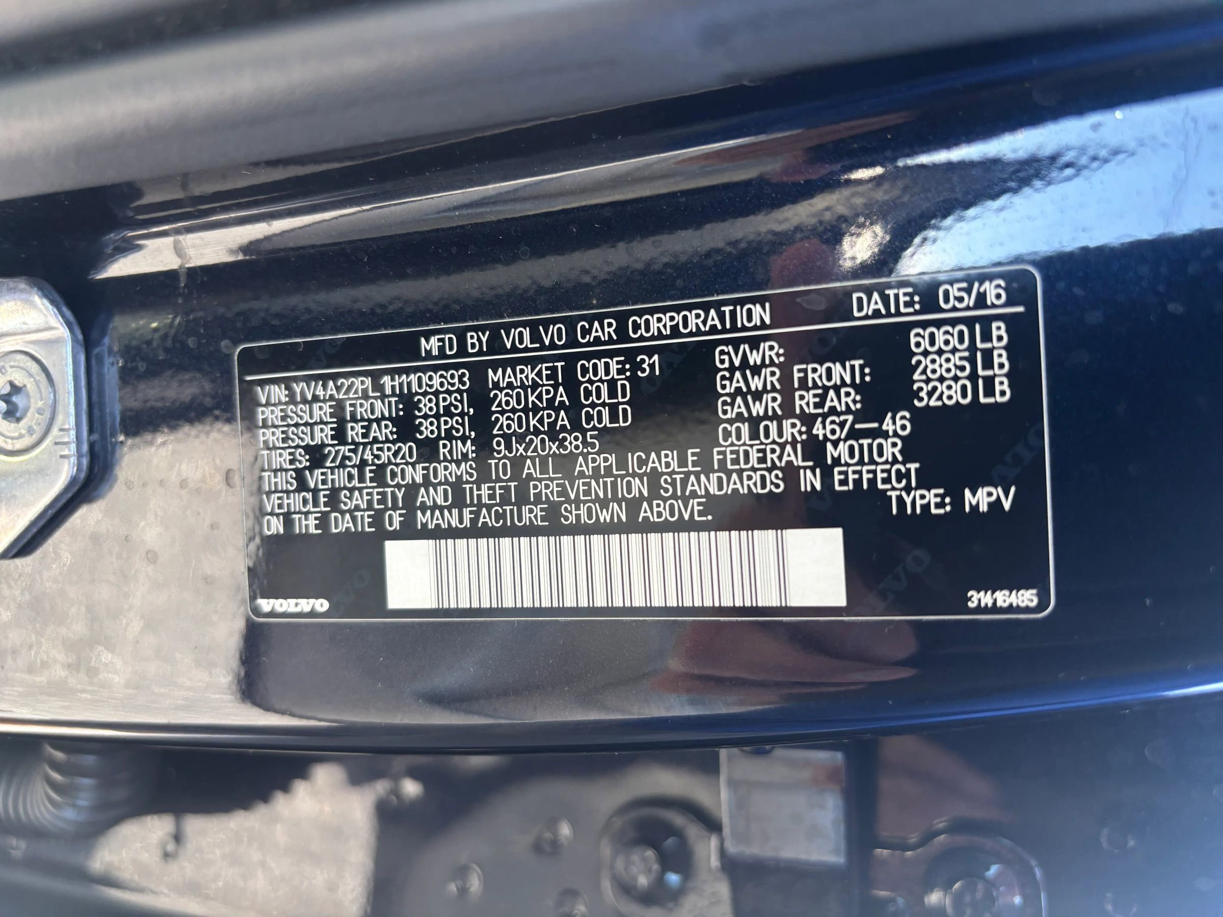 Used 2017 Volvo XC90 T6 Inscription image 14