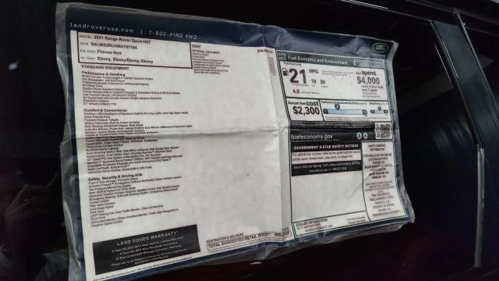 Used 2021 Land Rover Range Rover Sport HST AWD/4WD image 67