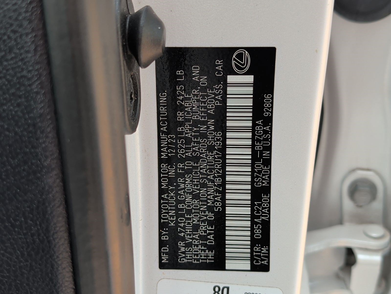 Certified 2024 Lexus ES 350 Ultra Luxury w/ Accessory Package (Z2) FWD image 30