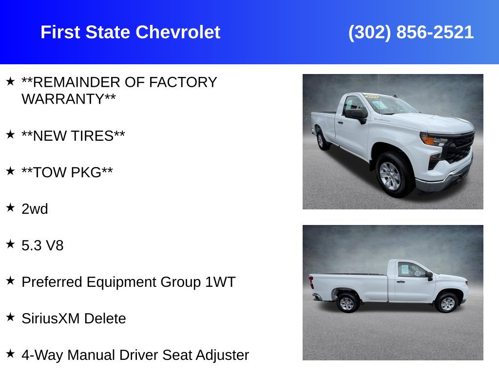 Used 2025 Chevrolet Silverado 1500 W/T RWD image 4