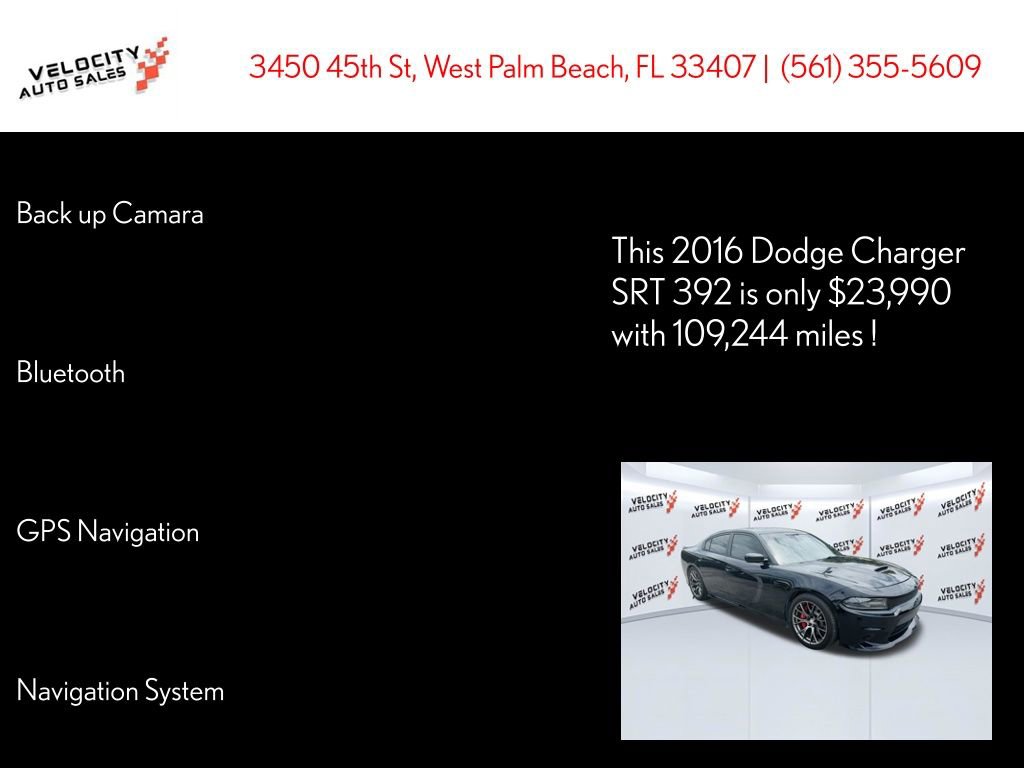 Used 2016 Dodge Charger SRT w/ Harman/Kardon Audio Group RWD image 28