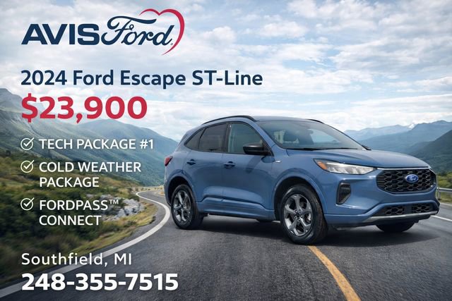 Used 2024 Ford Escape ST-Line w/ Tech Pack #1 AWD/4WD image 1