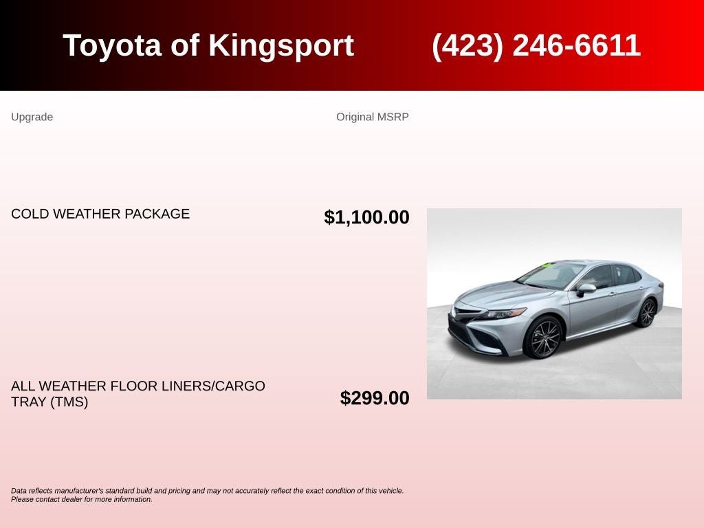 Used 2024 Toyota Camry SE w/ Cold Weather Package FWD image 3