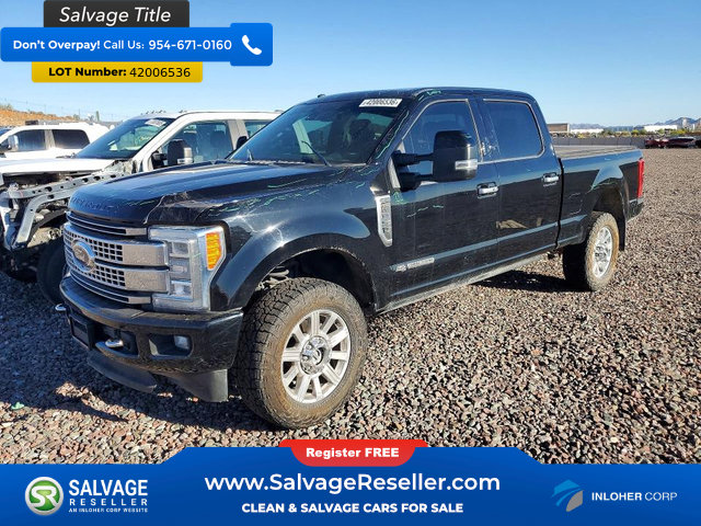 Used 2018 Ford F350 Limited w/ FX4 4x4 Off Road Package image 1