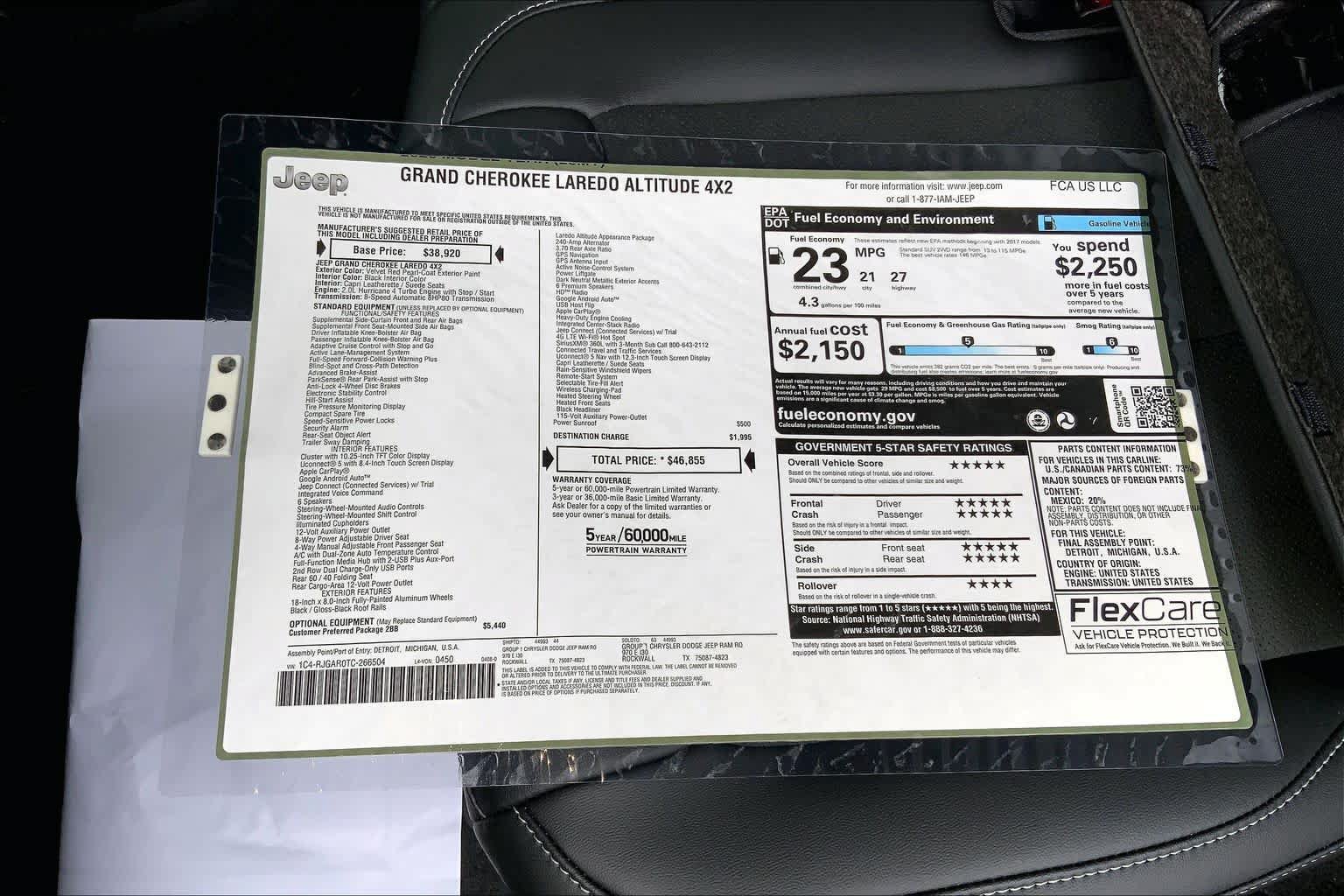 New 2026 Jeep Grand Cherokee Altitude RWD image 19