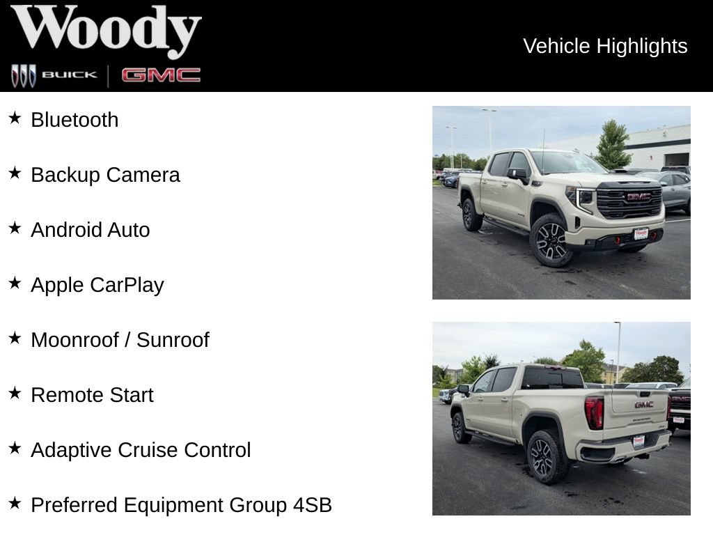 New 2026 GMC Sierra 1500 AT4 w/ AT4 Premium Package AWD/4WD image 3