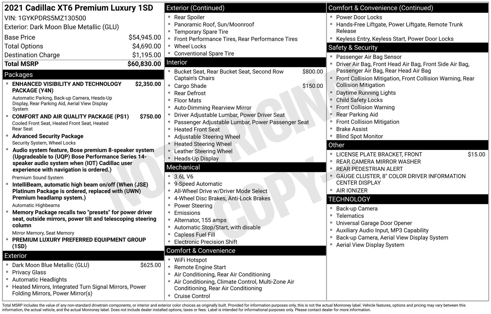 Used 2021 Cadillac XT6 Premium Luxury image 39