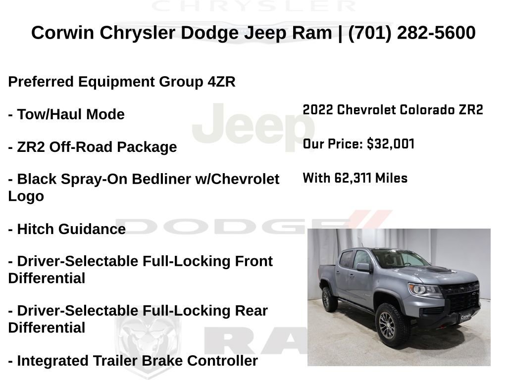 Used 2022 Chevrolet Colorado ZR2 AWD/4WD image 6