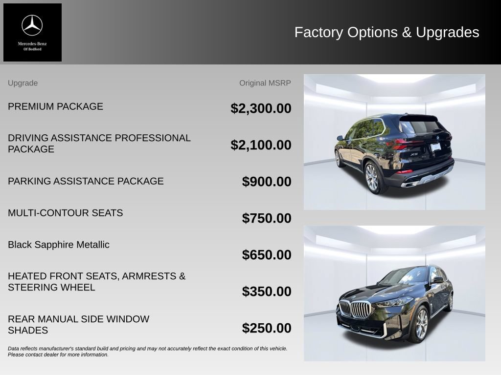Used 2024 BMW X5 xDrive50e w/ Premium Package AWD/4WD image 5