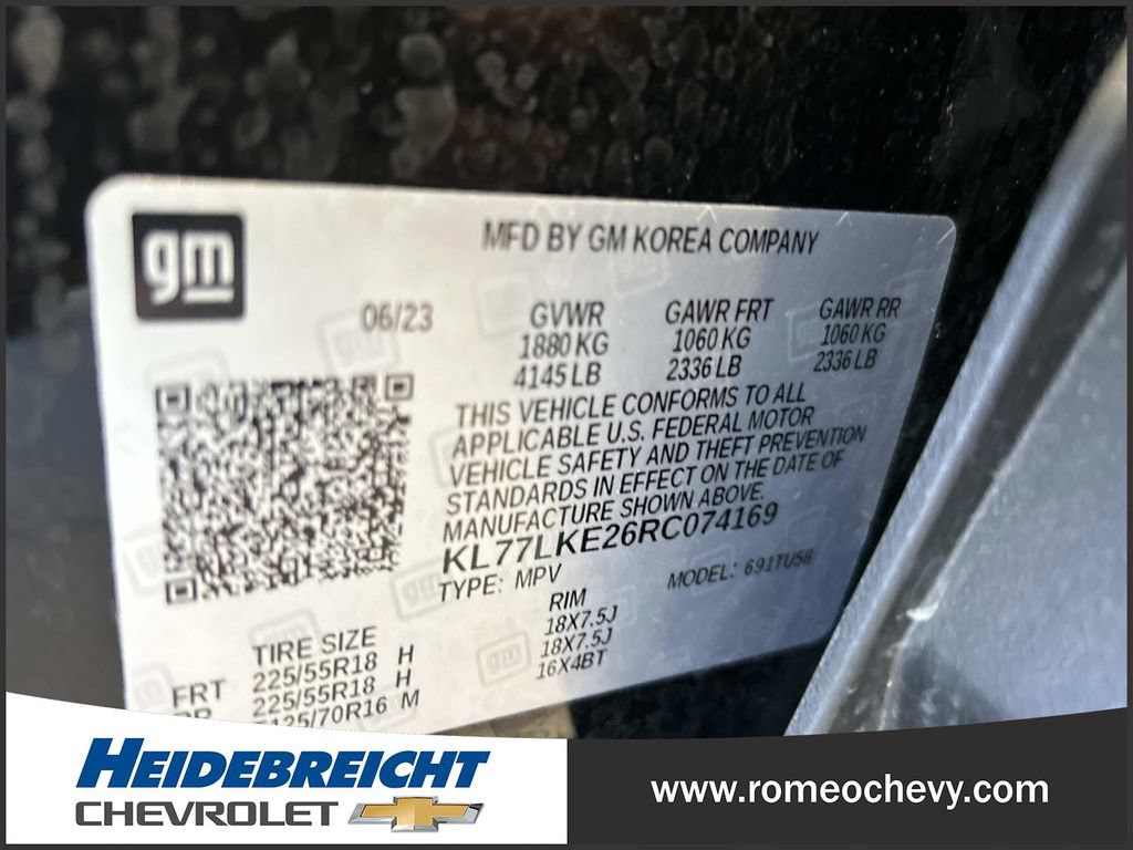 Used 2024 Chevrolet Trax ACTIV w/ Sunroof Package FWD image 8