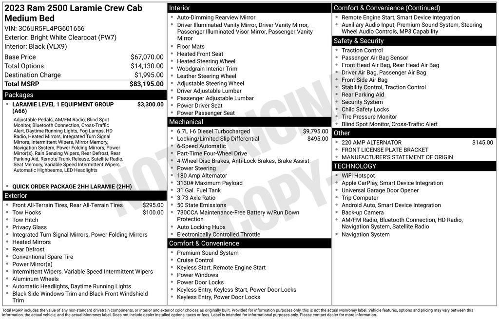 Used 2023 RAM 2500 Laramie image 5
