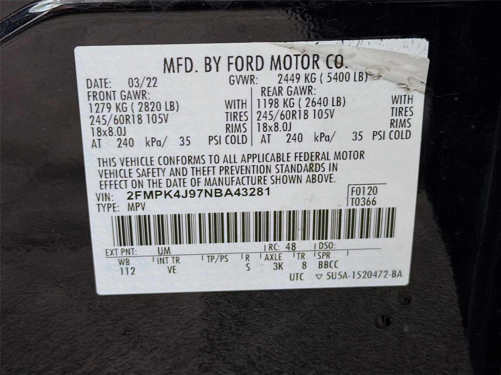 Used 2022 Ford Edge SEL w/ Convenience Package image 31