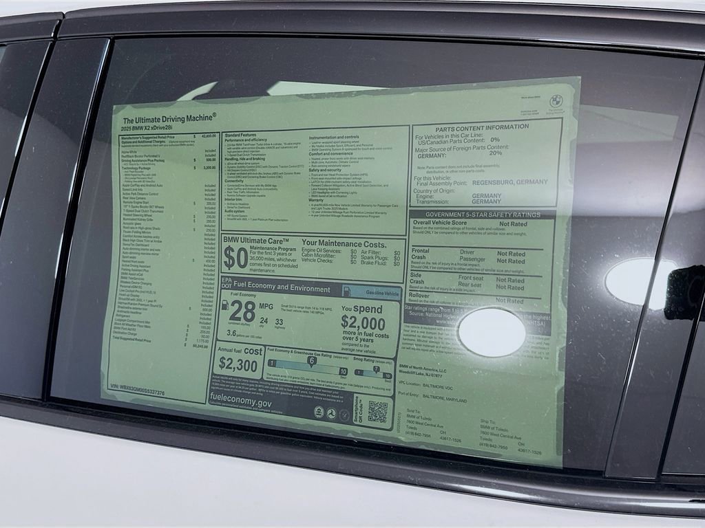 Used 2025 BMW X2 xDrive28i w/ Technology Package image 10