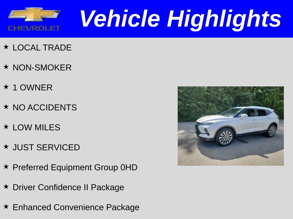 Certified 2025 Chevrolet Blazer Premier w/ Driver Confidence II Package image 2