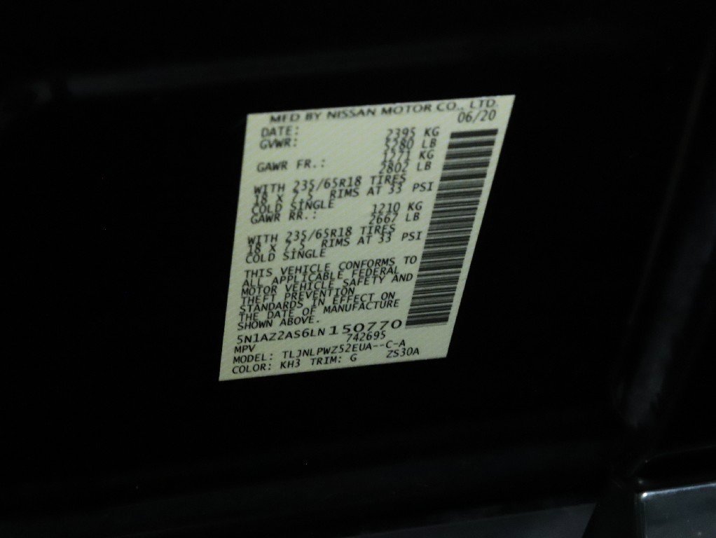 Used 2020 Nissan Murano S w/ Technology Package image 20