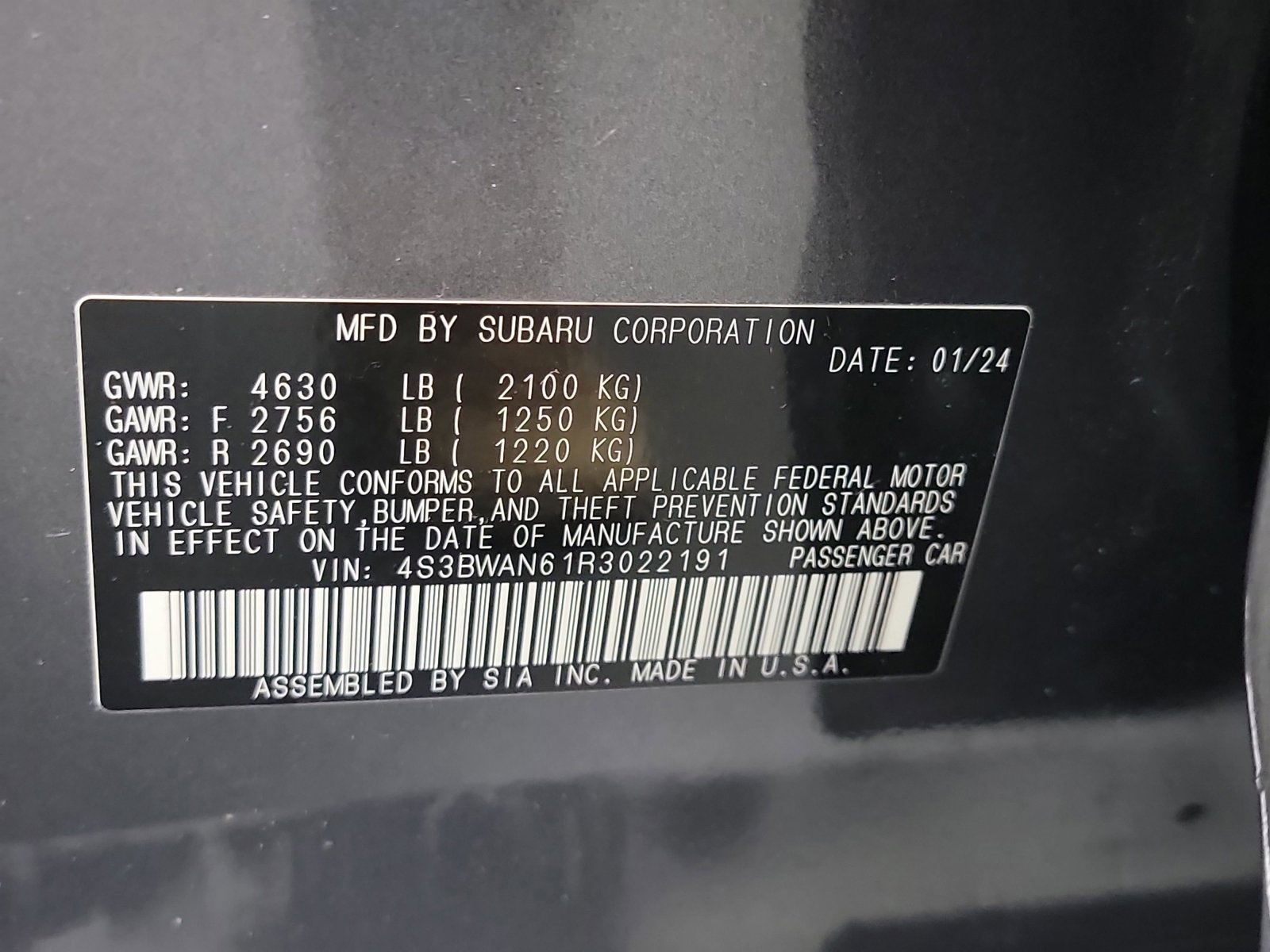 Used 2024 Subaru Legacy Limited image 33