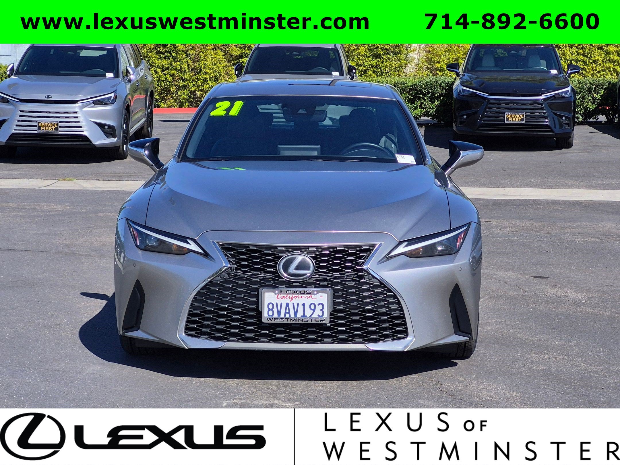 Used 2021 Lexus IS 300 w/ Comfort Package RWD image 2