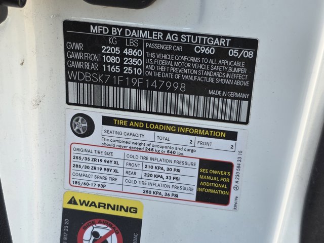 Used 2009 Mercedes-Benz SL 550 image 14