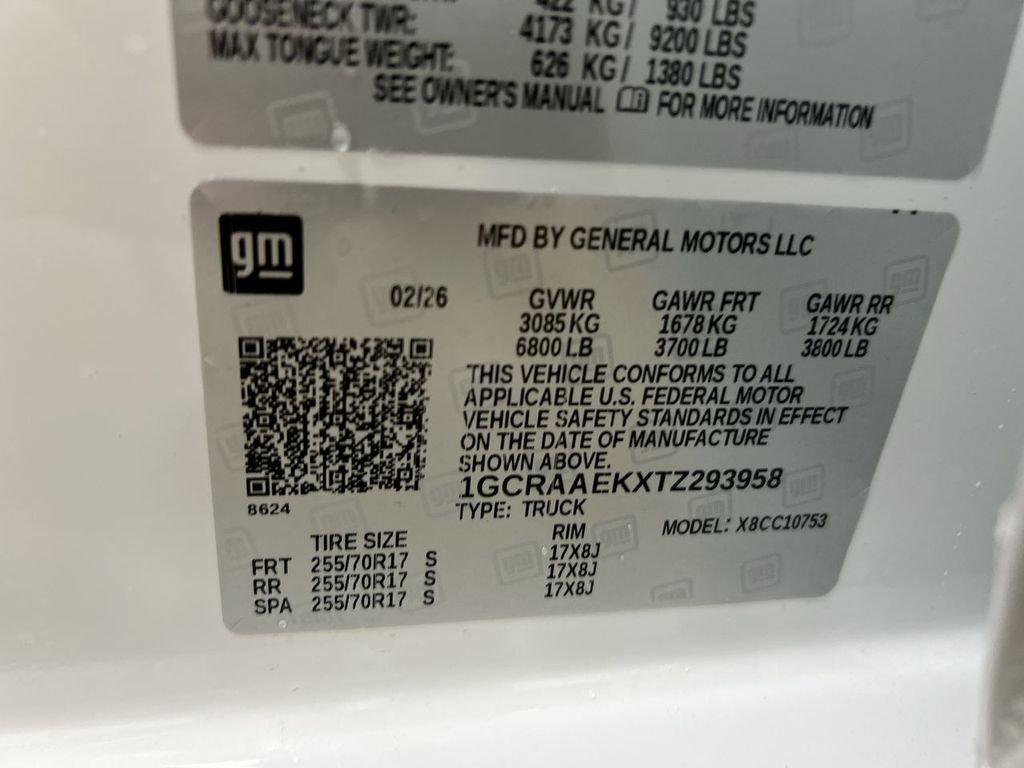 New 2026 Chevrolet Silverado 1500 W/T w/ Trailering Package image 26