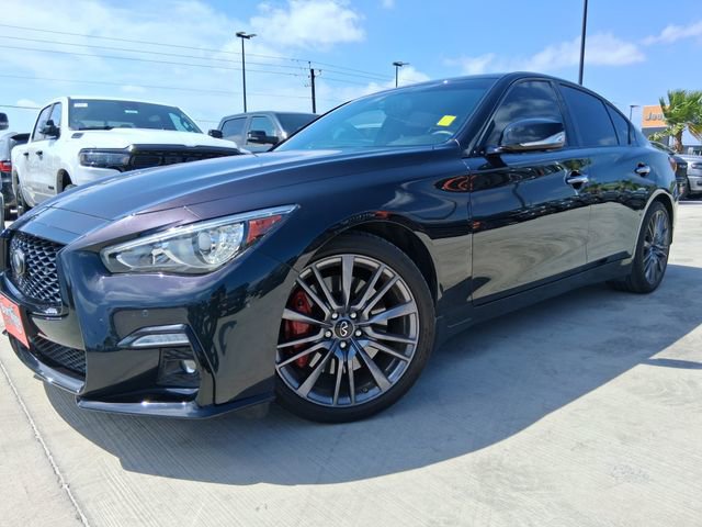 Used 2024 INFINITI Q50 Red Sport 400 w/ Black Opal Edition image 3