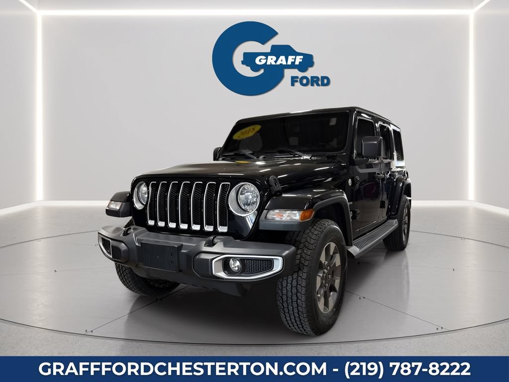 Used 2018 Jeep Wrangler Unlimited Sahara AWD/4WD image 2
