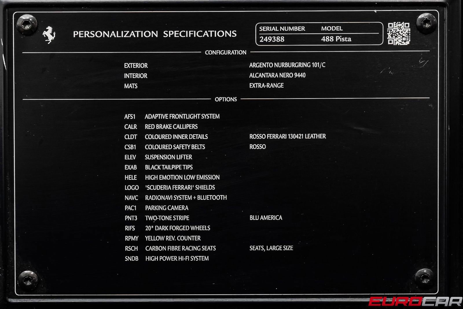 Used 2020 Ferrari 488 Pista *HUGE CARBON INTERIOR OPTIONS image 12