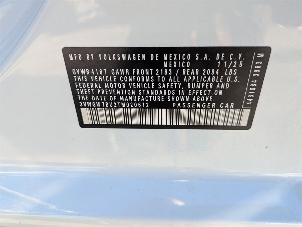 New 2026 Volkswagen Jetta SEL image 40