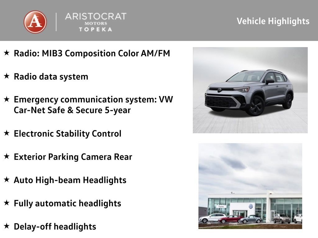 New 2026 Volkswagen Taos S image 2